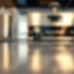 Shiny stainless steel appliance with reflections