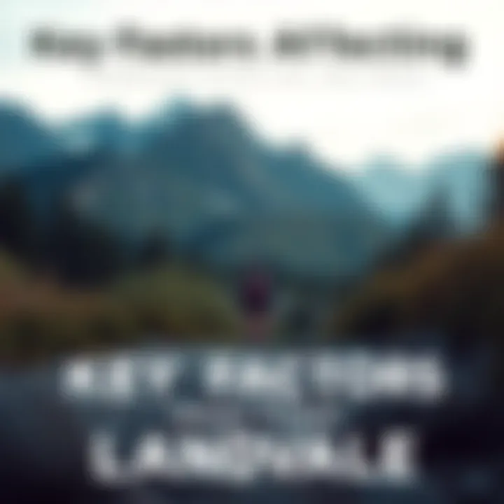 Key Factors Affecting Land Value An infographic illustrating factors influencing land value