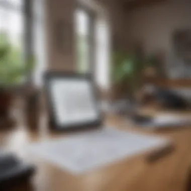 Calculating Square Footage Calculating square footage on a notepad