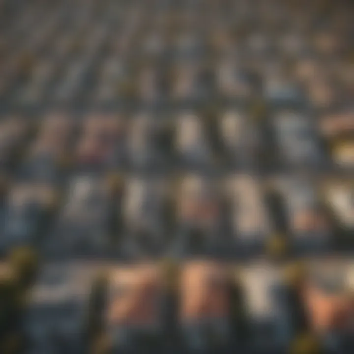 Aerial view of Los Angeles showcasing diverse neighborhoods