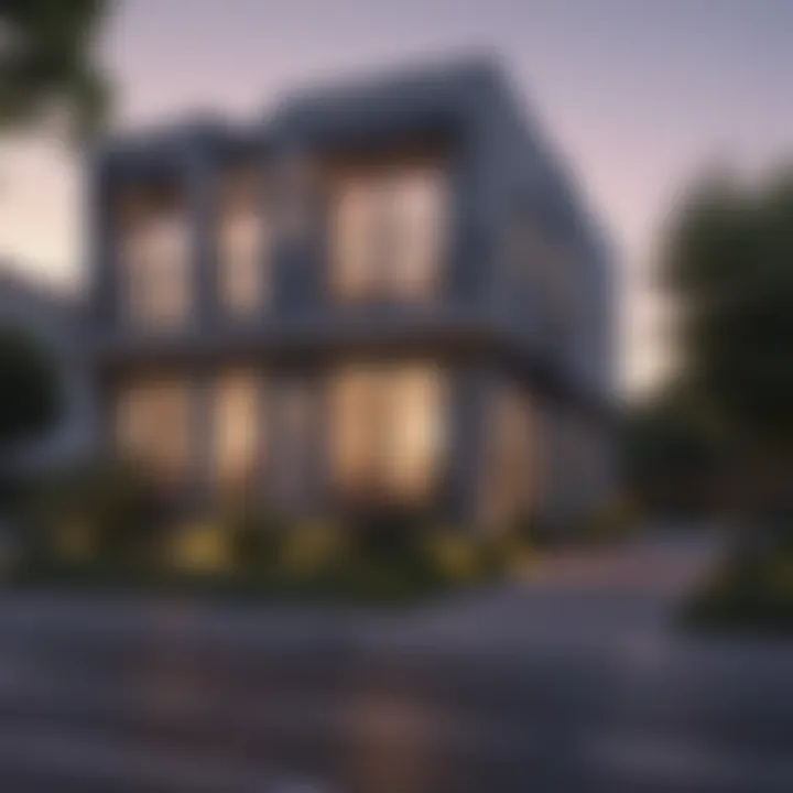 Charming exterior of a standalone apartment building in a serene neighborhood