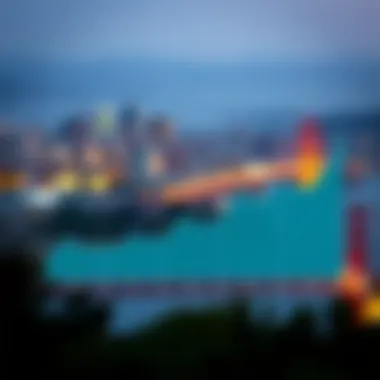 Graph illustrating rental price trends in the Bay Area over the past year