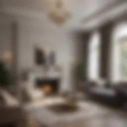 Luxurious living room with elegant decor