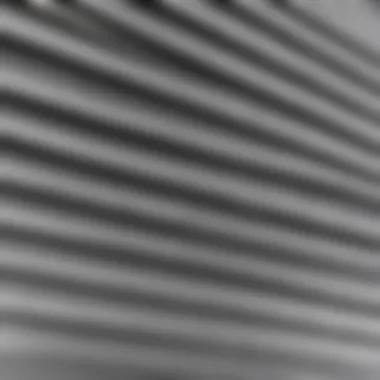 A comparison image showing before and after cleaning of aluminum blinds.