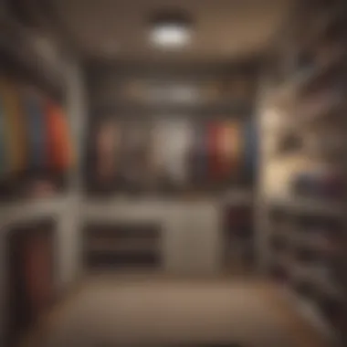 Color-Coded Organization for Visual Appeal Color-coded clothing arrangement in a closet