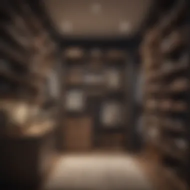 Utilizing Vertical Space for Optimal Storage Maximized vertical space with shelves in a small closet
