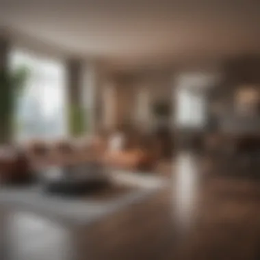 Interior of a Modern Rental Apartment Stylish rental apartment interior in Brentwood Glen