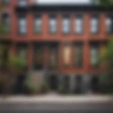 Blending Modern Design with Historic Charm Interior of a beautifully renovated brownstone showcasing modern design elements