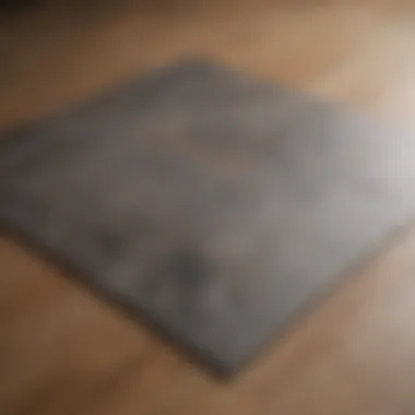Diagram illustrating flooring layout and measurement techniques