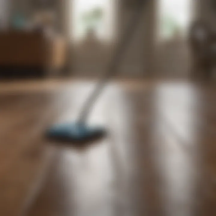 Cleaning tools for maintaining Pergo laminate floors