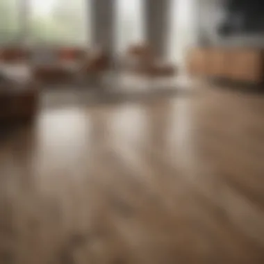 Elegant Pergo laminate flooring in a modern living room