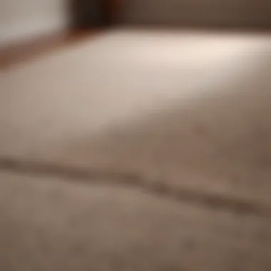 Successful Stain Removal Results A pristine carpet showcasing the results of successful cleaning