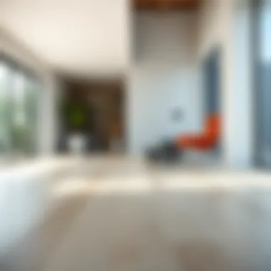 A pristine Pergo wood floor showcasing its glossy finish