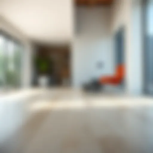 A pristine Pergo wood floor showcasing its glossy finish