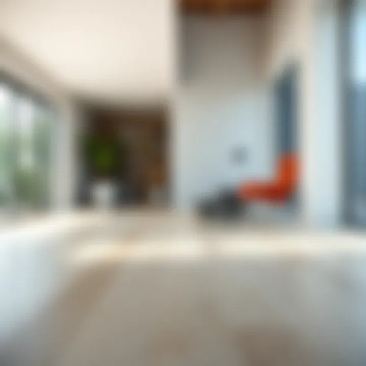 A pristine Pergo wood floor showcasing its glossy finish