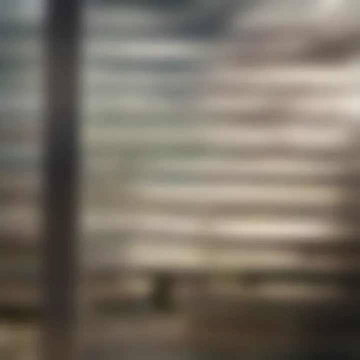 Before and after comparison of clean vs dusty blinds