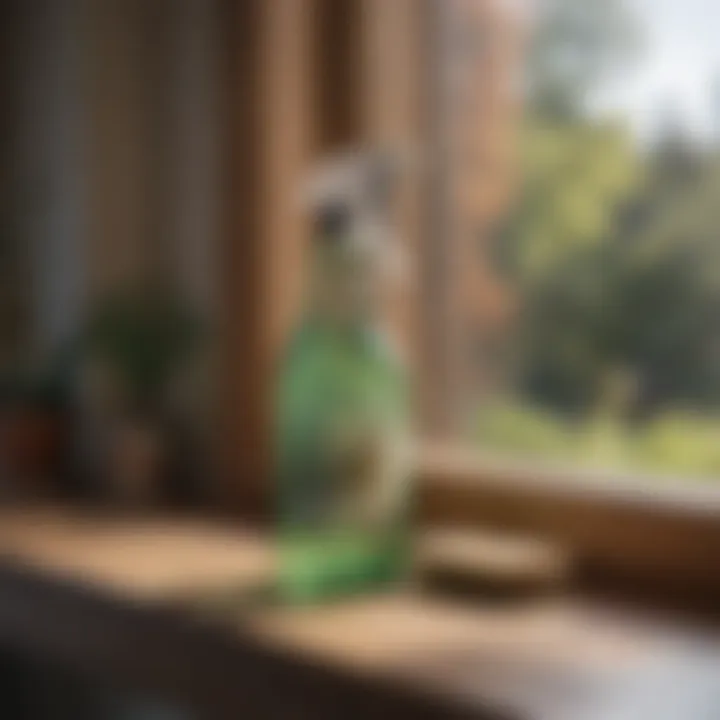 Homemade window cleaning solution