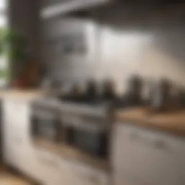 An organized kitchen showcasing a maintained ceramic stove top.