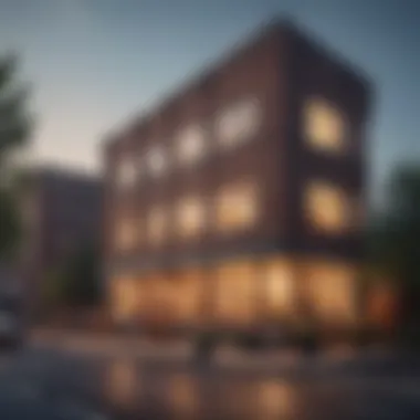A vibrant community gathering in a co-living environment