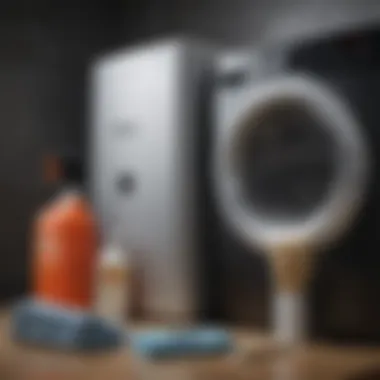 Essential Cleaning Tools for Air Dryers A visual representation of proper cleaning tools for air dryer maintenance