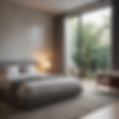 A serene bedroom environment after thorough cleaning