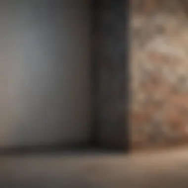 Visual representation of different wall types