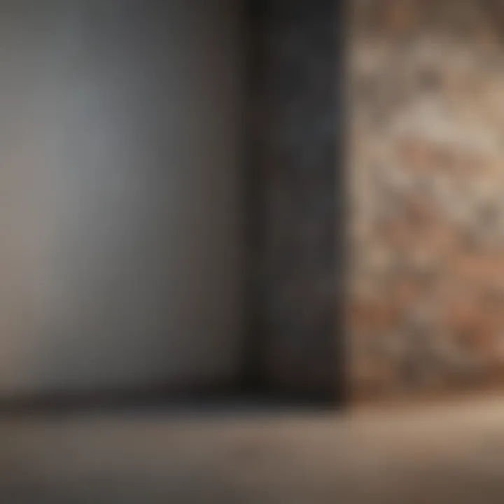 Visual representation of different wall types