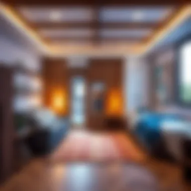 Cozy shared bedroom featuring innovative design