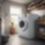 Spotless interior of a washing machine
