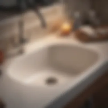 A clean sink after unclogging