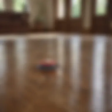 Effective Cleaning Techniques for Hardwood Floors Demonstration of cleaning technique on hardwood