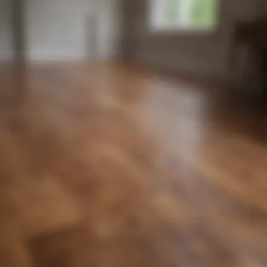 Restored Beauty of Hardwood Floors Pristine hardwood floor after cleaning