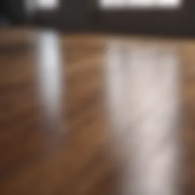 Routine maintenance of synthetic wood flooring