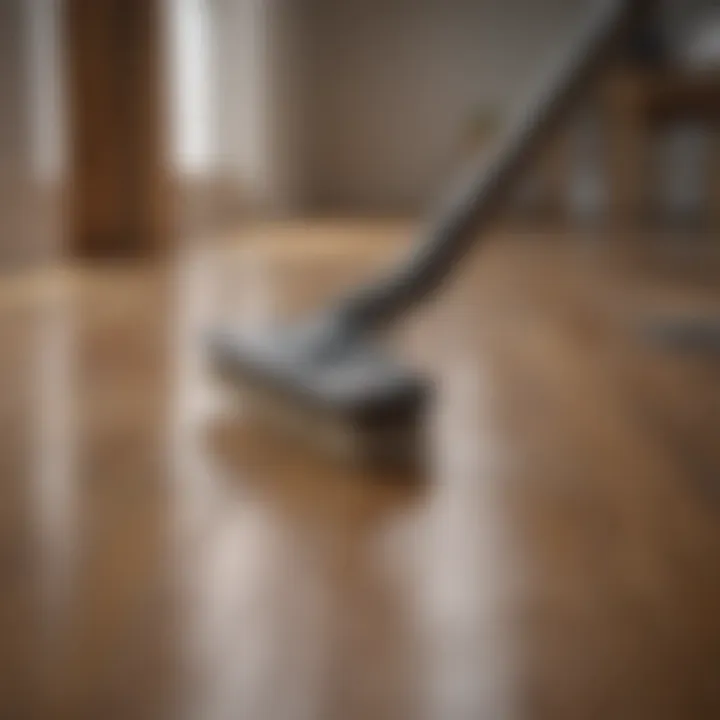 Cleaning tools for synthetic wood floors