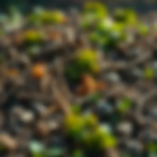 Fresh Compost Materials for Rapid Composting Fresh compost materials ready for rapid composting