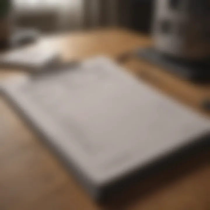 A well-organized moving checklist on a clipboard