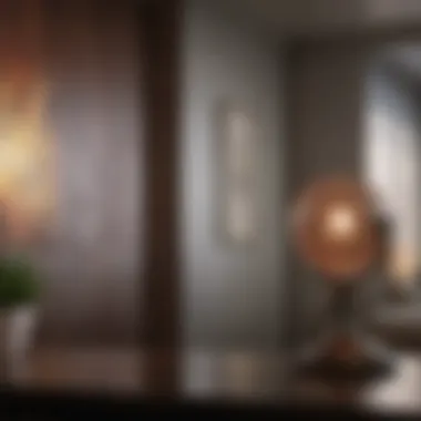 Decorative elements enhancing apartment ambiance