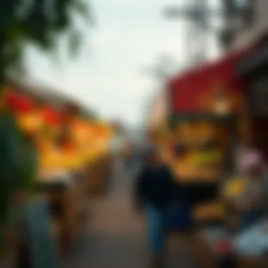 Local Market Vibes Vibrant local market representing cultural richness and community life