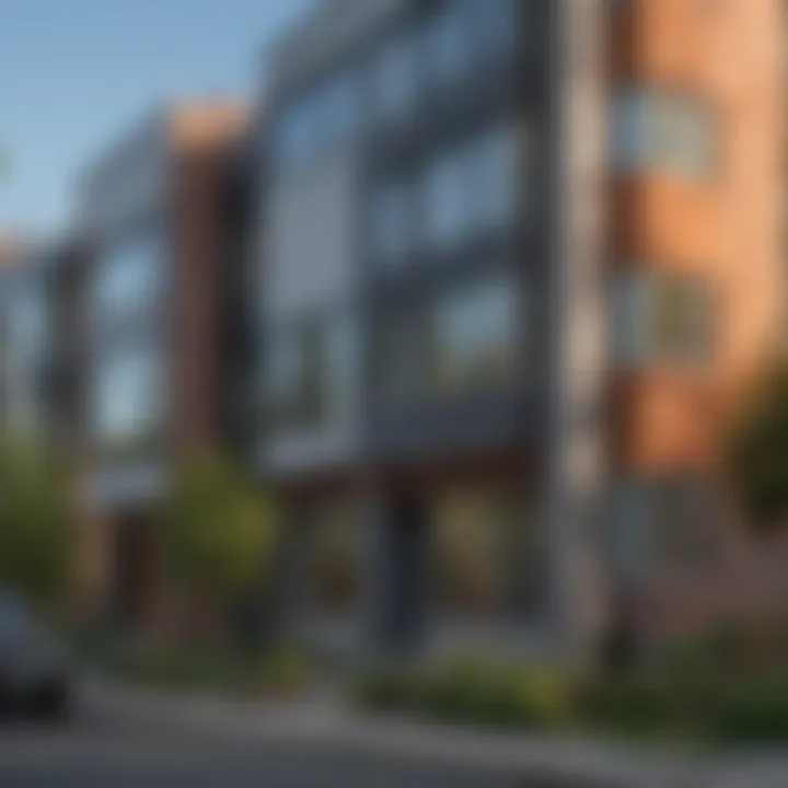 Architectural diversity of buildings in Hawthorne neighborhood