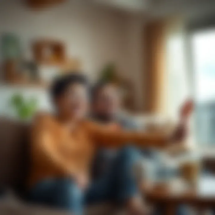 Happy Renters in Atlanta Happy renters enjoying their new Atlanta apartment