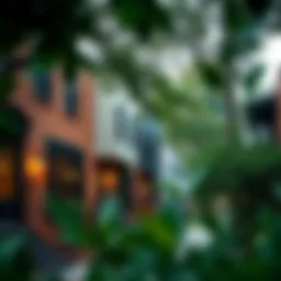 Scenic view of a vibrant Atlanta neighborhood