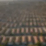 Aerial view of San Diego showcasing distinct neighborhoods and their housing styles