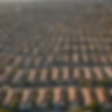 Aerial view of San Diego showcasing distinct neighborhoods and their housing styles