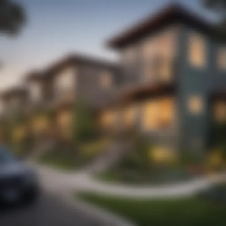 Diverse neighborhood showcasing the community aspect of duplex living