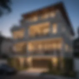 Elegant Bay Area duplex showcasing unique architectural features