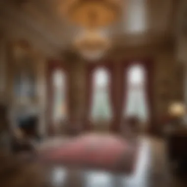 Interior Grandeur Interior view showcasing the grandeur of a historic home