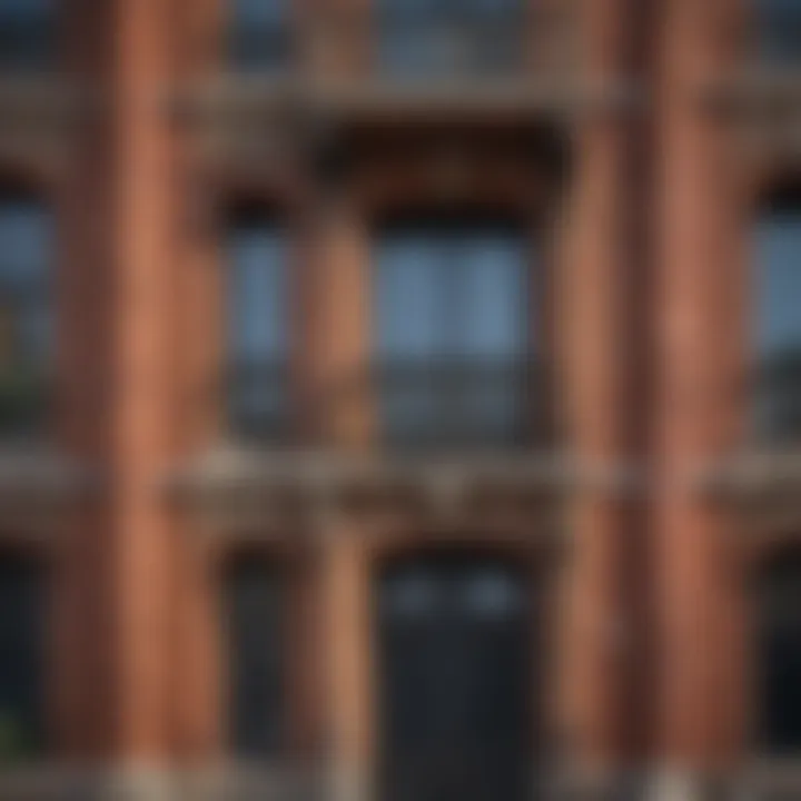 Architectural details of a Bronzeville building