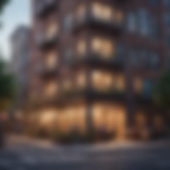 Community gathering in a co-living environment