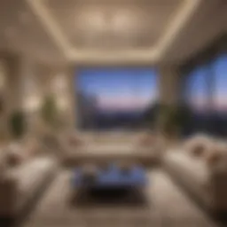 Sophisticated condo living room in Mid-Wilshire