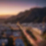 Stunning view of the Hollywood Sign from a nearby apartment